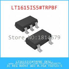 LT1615IS5#TRMPBF IC REG BOOST ADJ 0.35A TSOT23-5 Linear Technology
