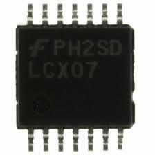 LCX07  FAIRCHILD SEMICONDUCTOR  74LCX07M  NON INVERTING BUFFER, SOIC-14