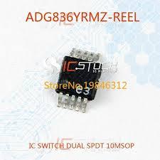ADG836YRMZ Analog Switch ICs Dual SPDT/2:1 Mux MSOP-10