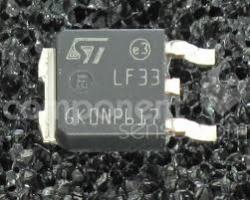 STMICROELECTRONICS  LF33CDT Fixed LDO Voltage Regulator, 3V to 16V, 450mV Dropout, 3.3Vout, 1Aout, TO-252-3