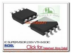 MIC708S Supervisory Circuits P Supervisor, Active High & Low Resets, 2.93V VTH, SOIC-08
