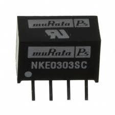 NKE0303SC Isolated DC/DC Converters 1W Single Output 3.3V to 3.3V 303mA Murata Power Solutions